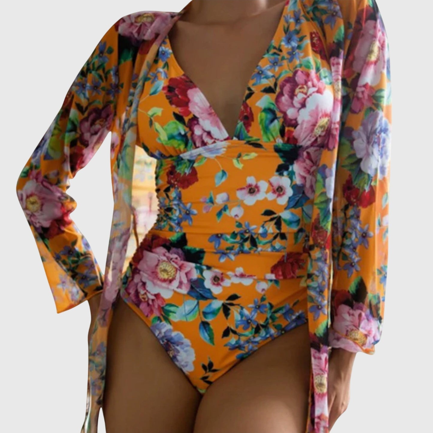 Conjunto de Traje de Baño de Verano