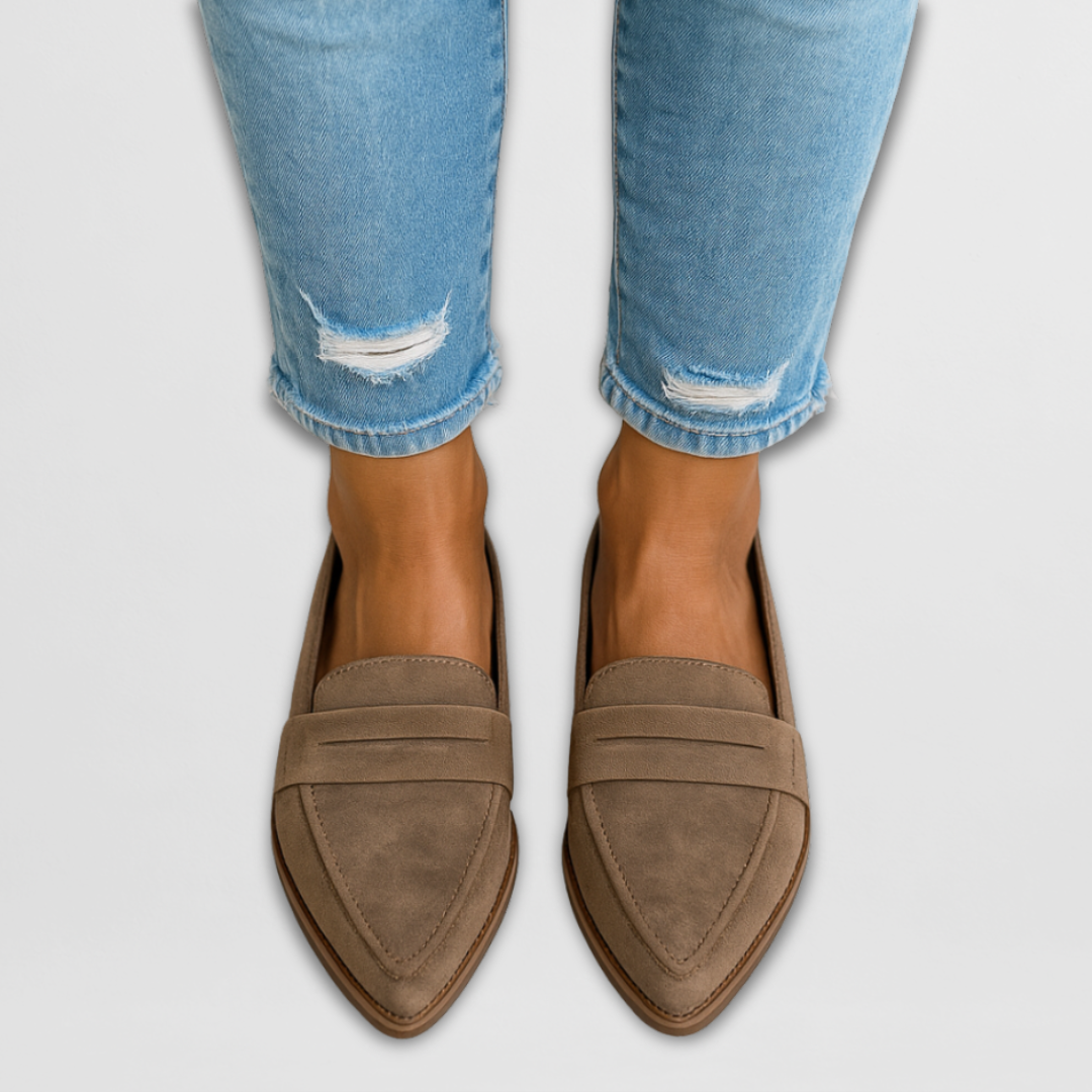 Mocasines de ante