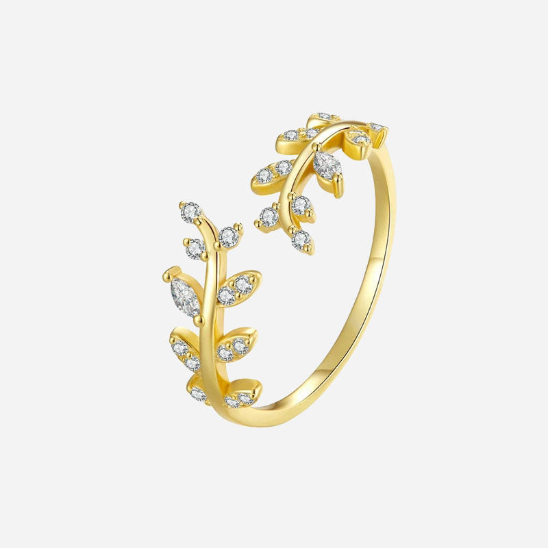 Anillo de Circonita en Oro de 18K