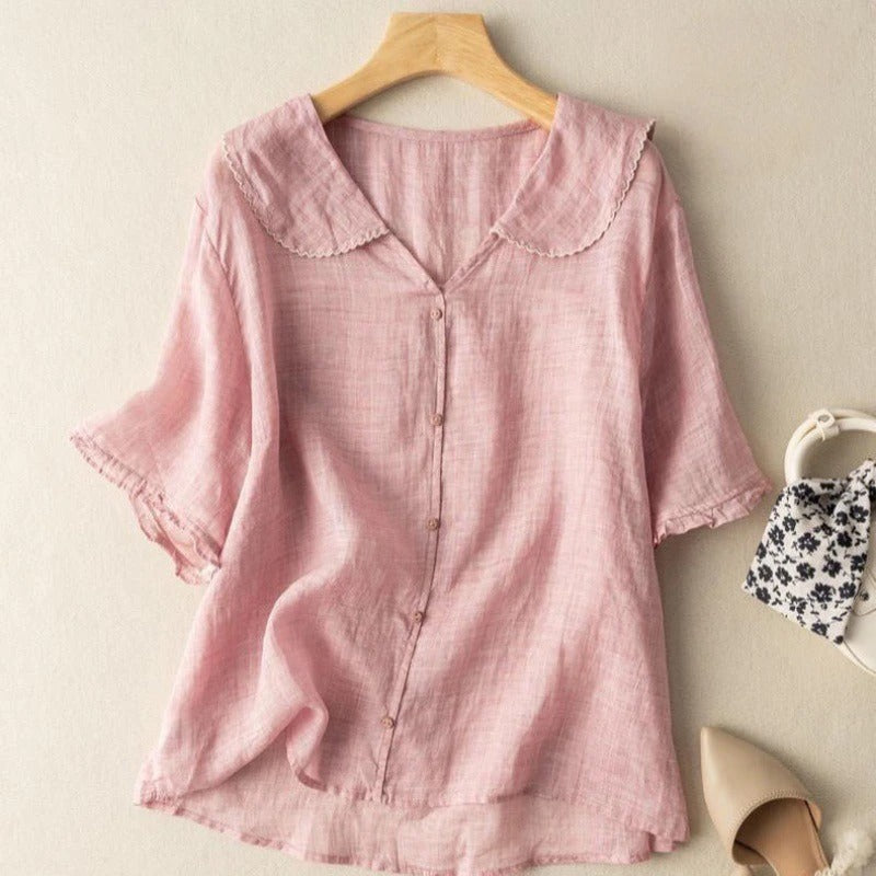 Kristi | Blusa Vintage con Detalle de Botón