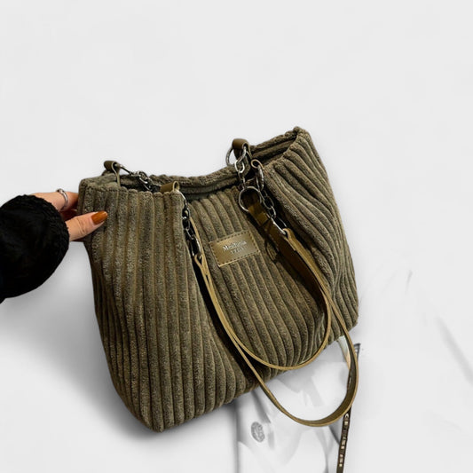 Bolso de Hombro de Cordón Suave