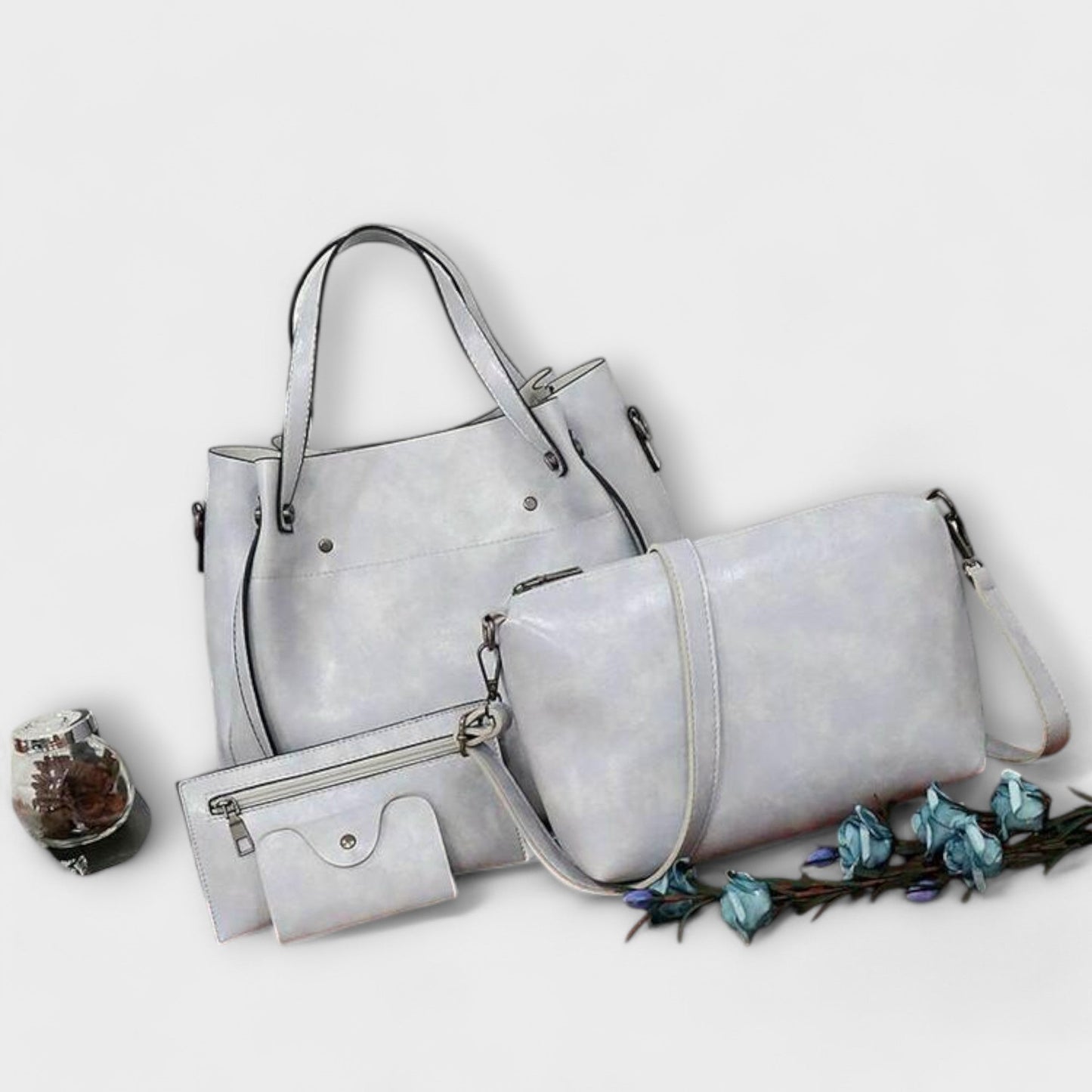 Juego de Bolsos Vintage de 4 Piezas