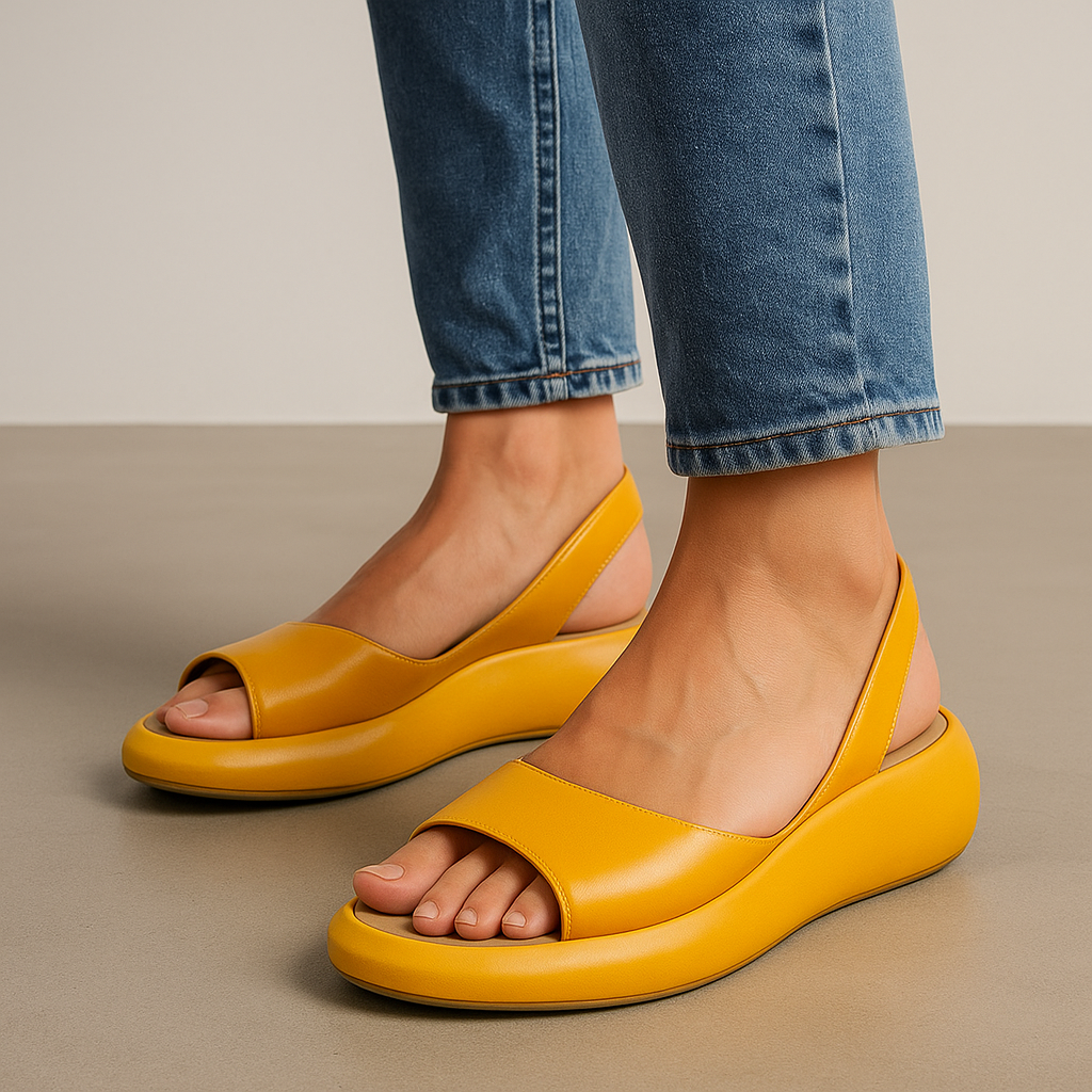 Isabelle │ Sandalias Abiertas Por Delante y Antideslizantes