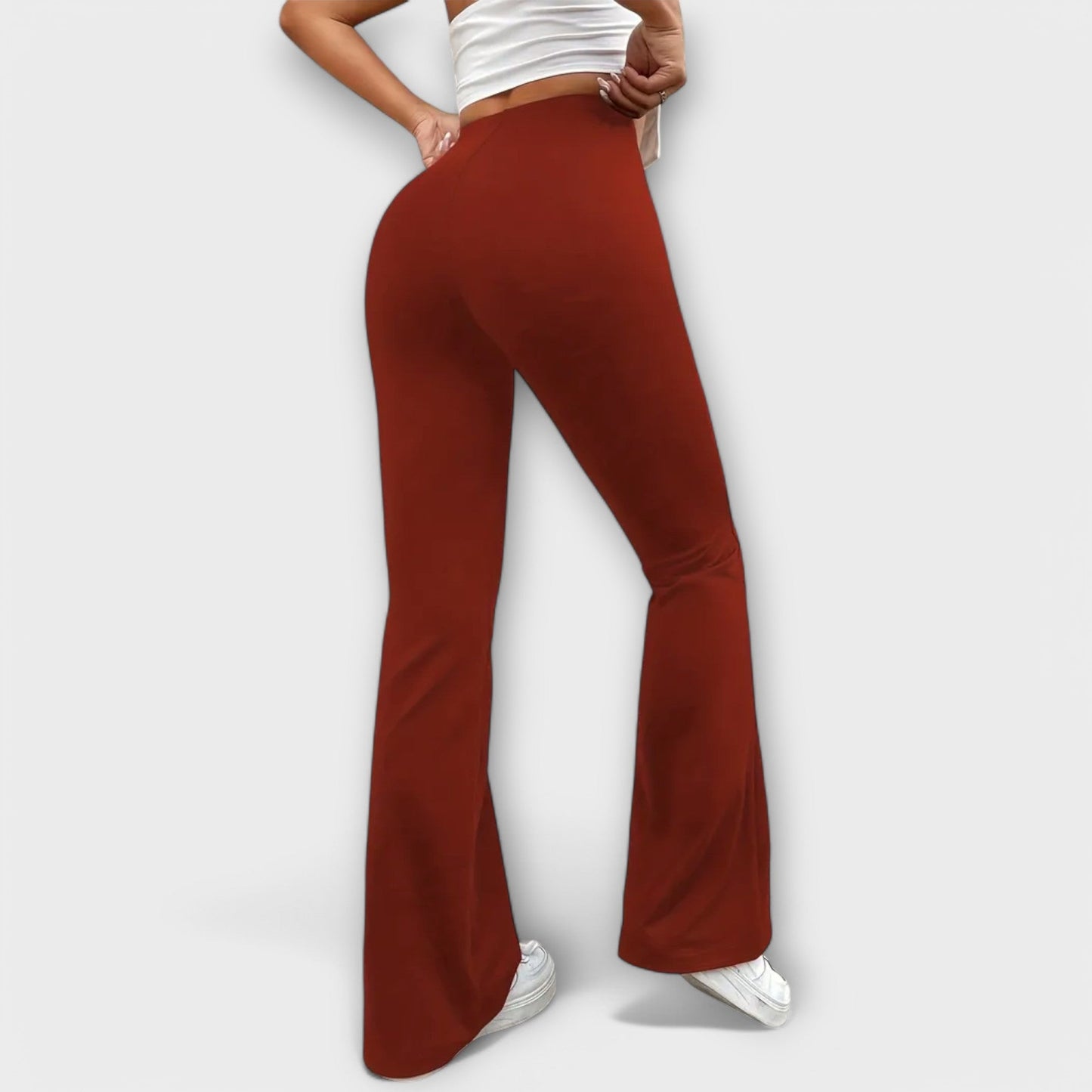 Pantalones Relaxed con Pierna Acampanada