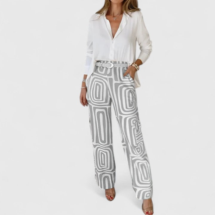 Conjunto Elegante de Dos Piezas (INCLUYE UN CINTURÓN GRATIS)