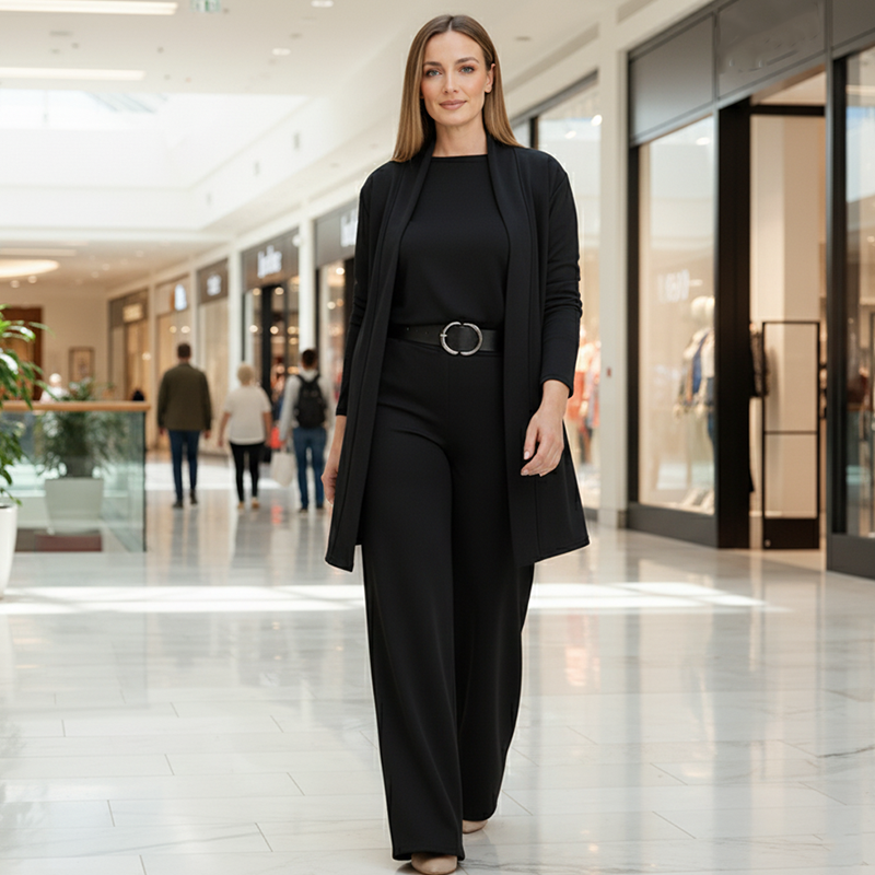 Conjunto Elegante de Tres Piezas