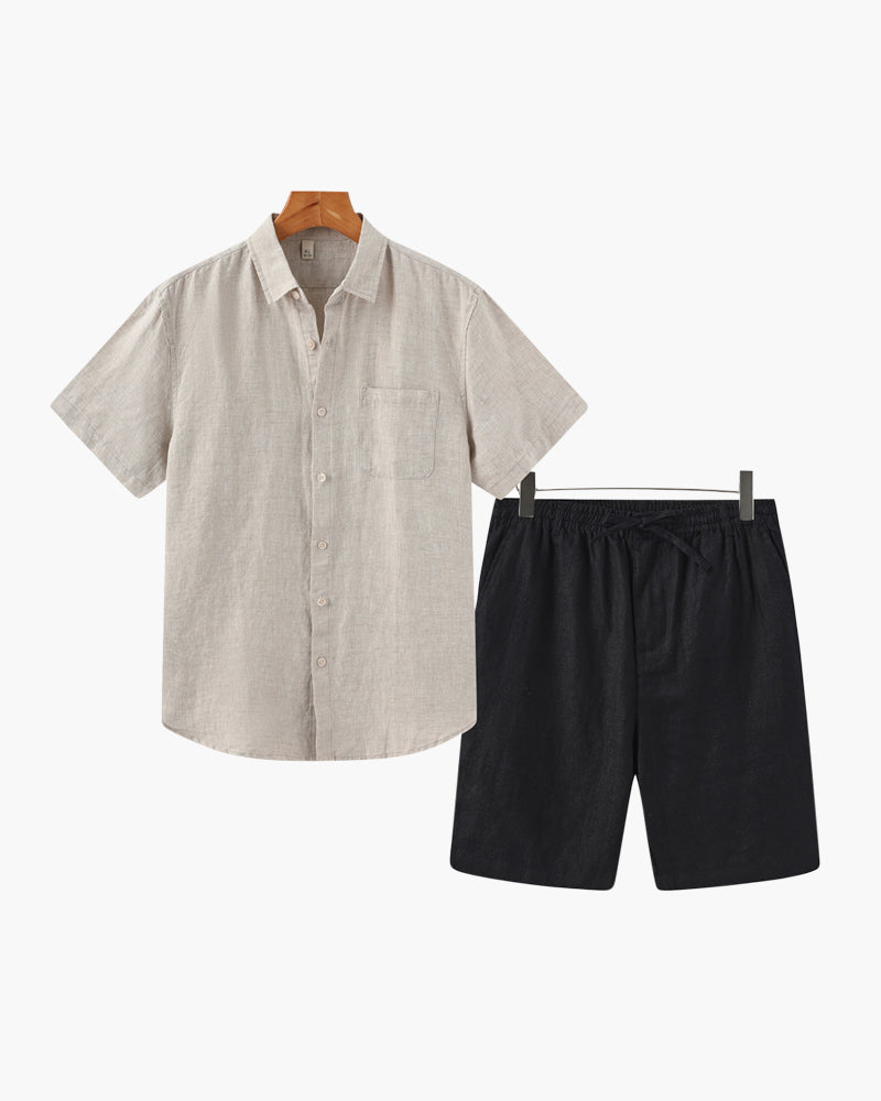Conjunto de Lino (Pantalones Cortos)