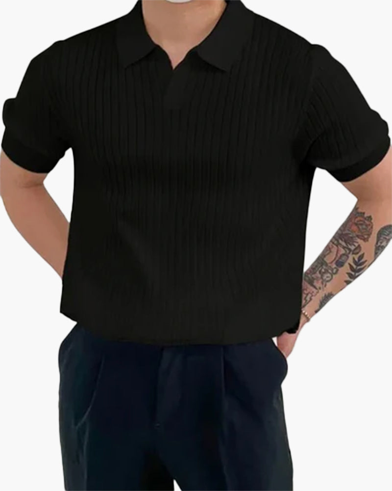 Polo de Algodón Texturizado
