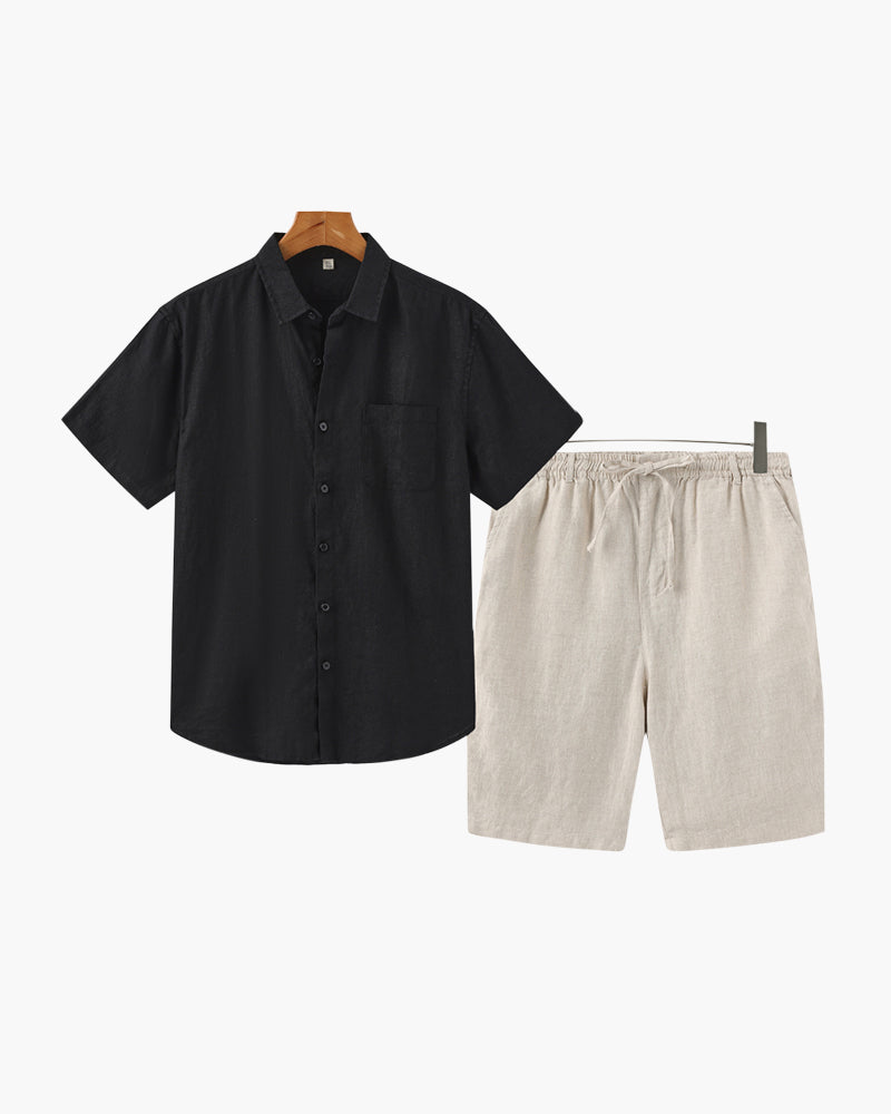Conjunto de Lino (Pantalones Cortos)