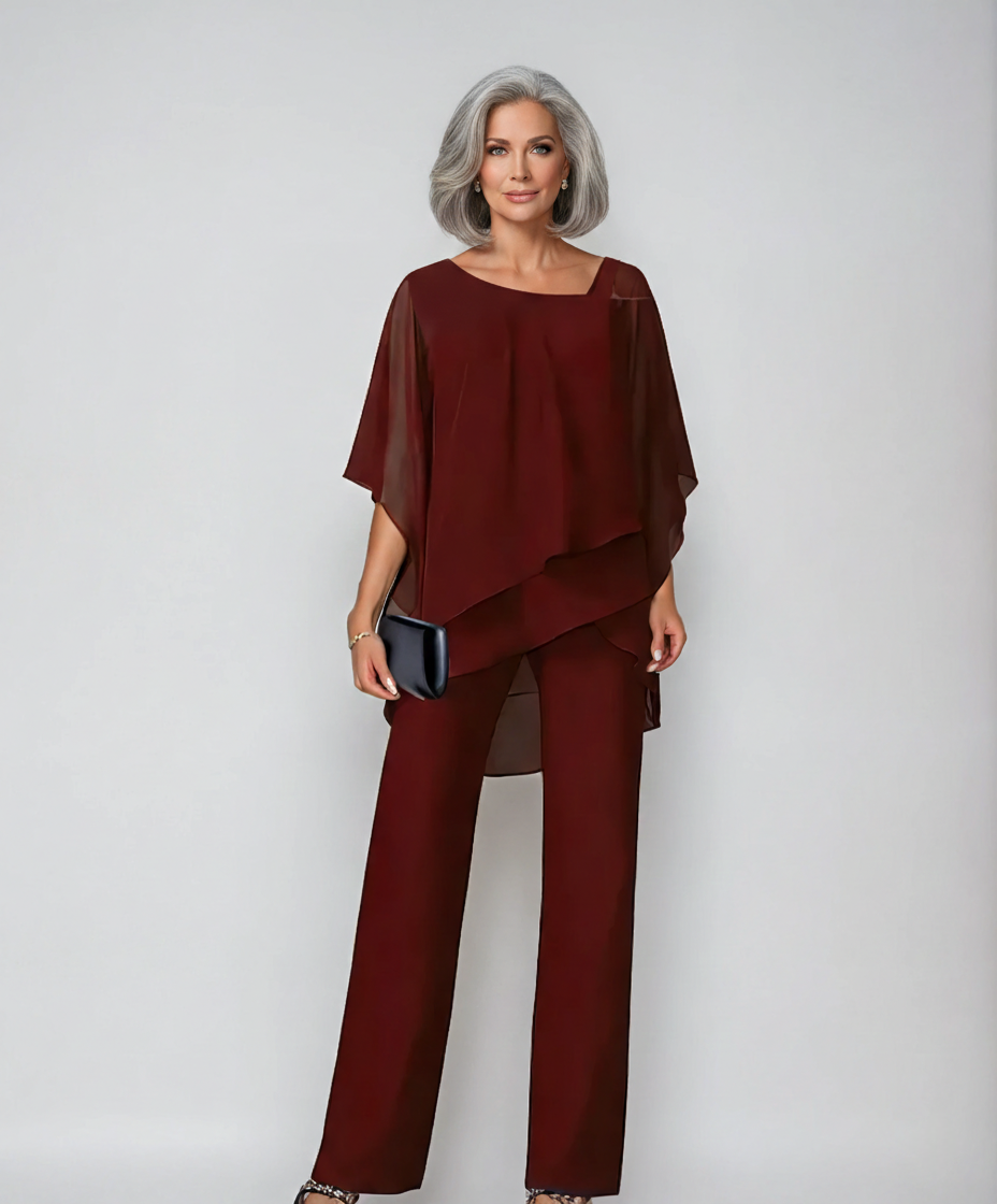 Conjunto de dos piezas con capas