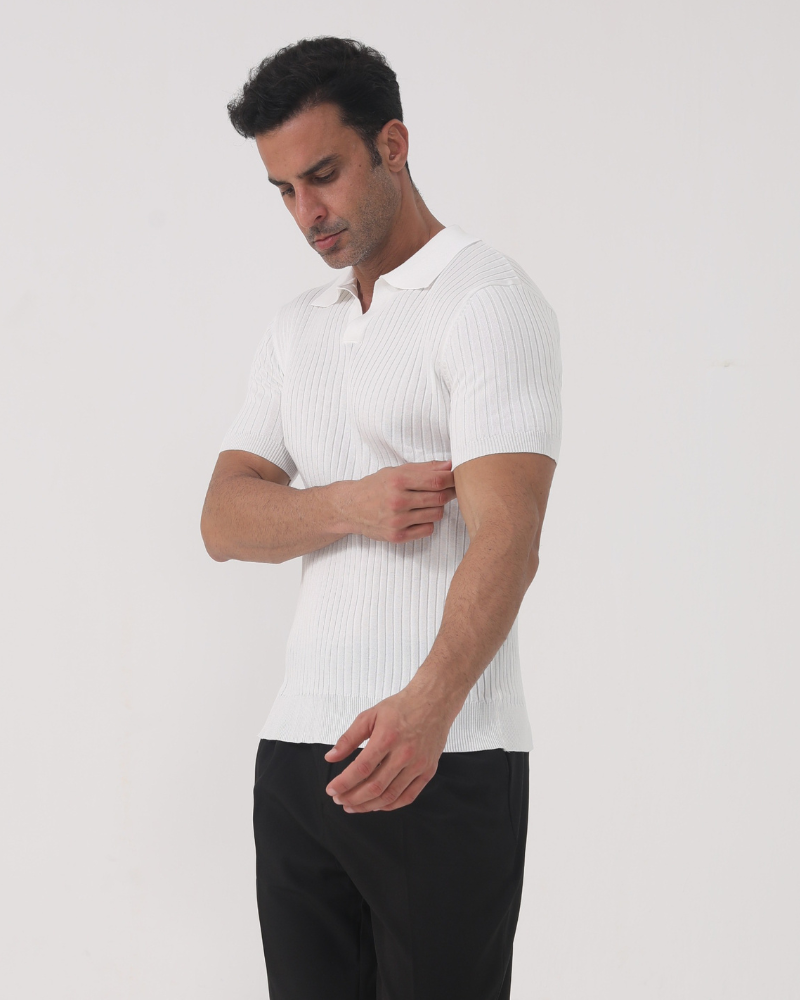 Polo de Algodón Texturizado