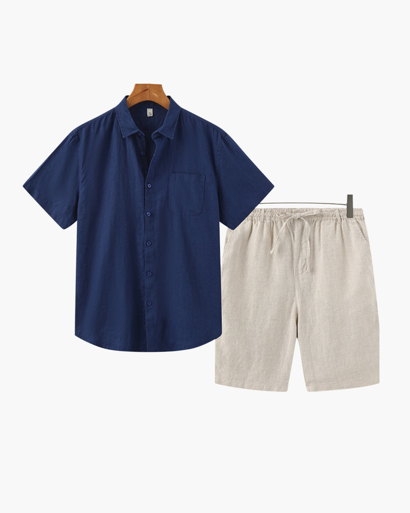 Conjunto de Lino (Pantalones Cortos)
