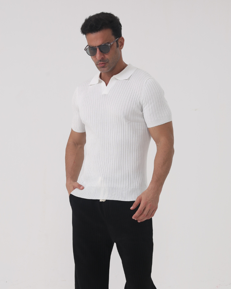 Polo de Algodón Texturizado
