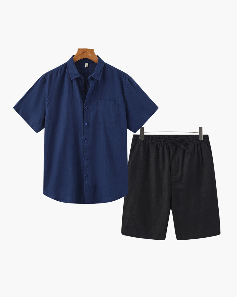 Conjunto de Lino (Pantalones Cortos)