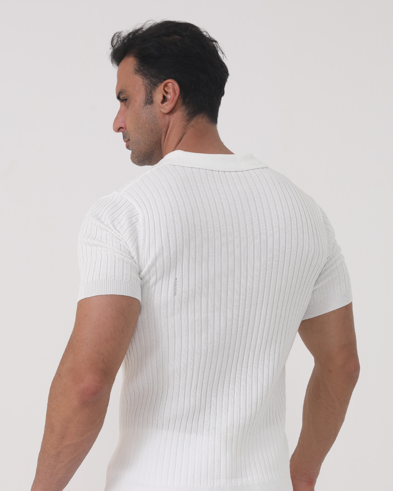 Polo de Algodón Texturizado