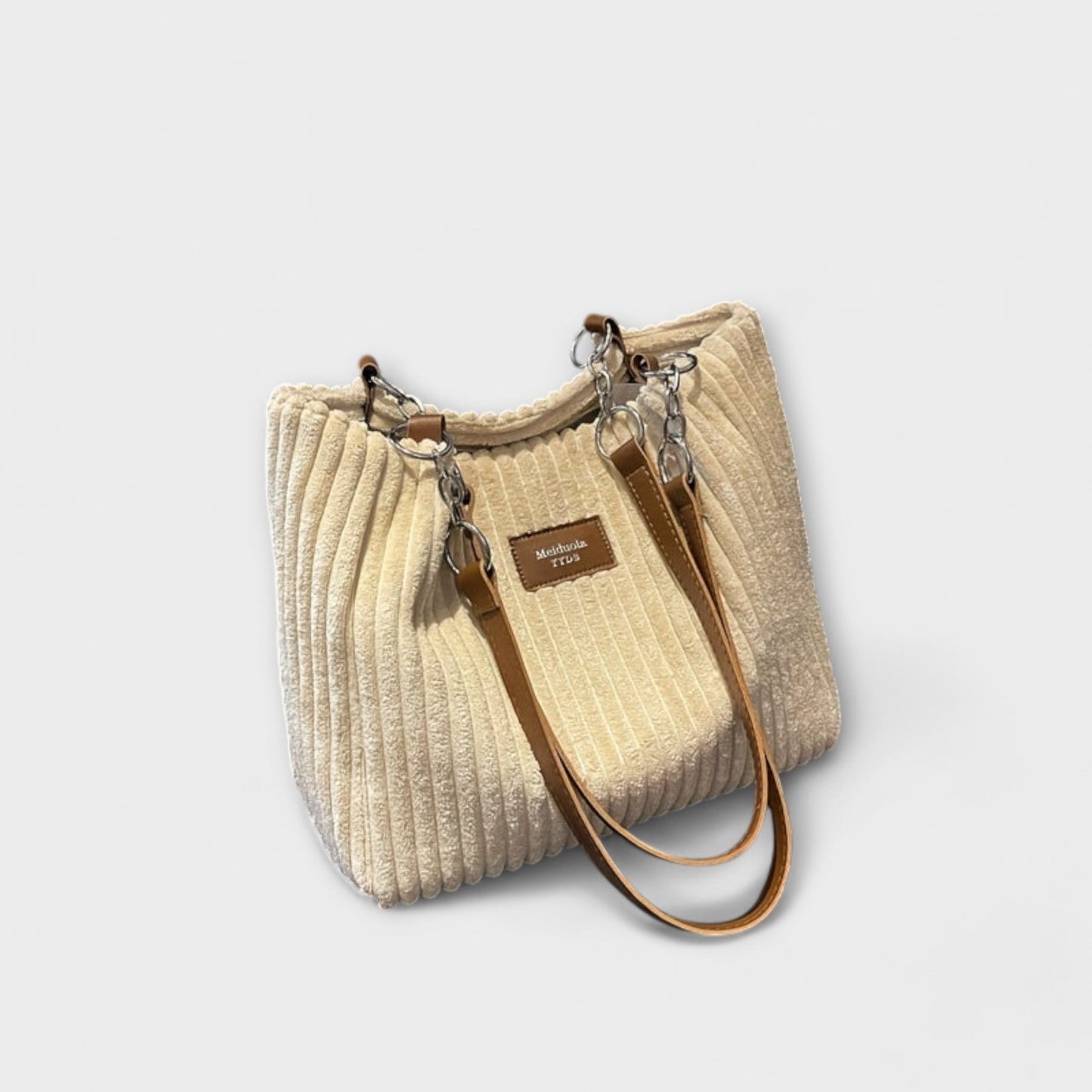 Bolso de Hombro de Cordón Suave