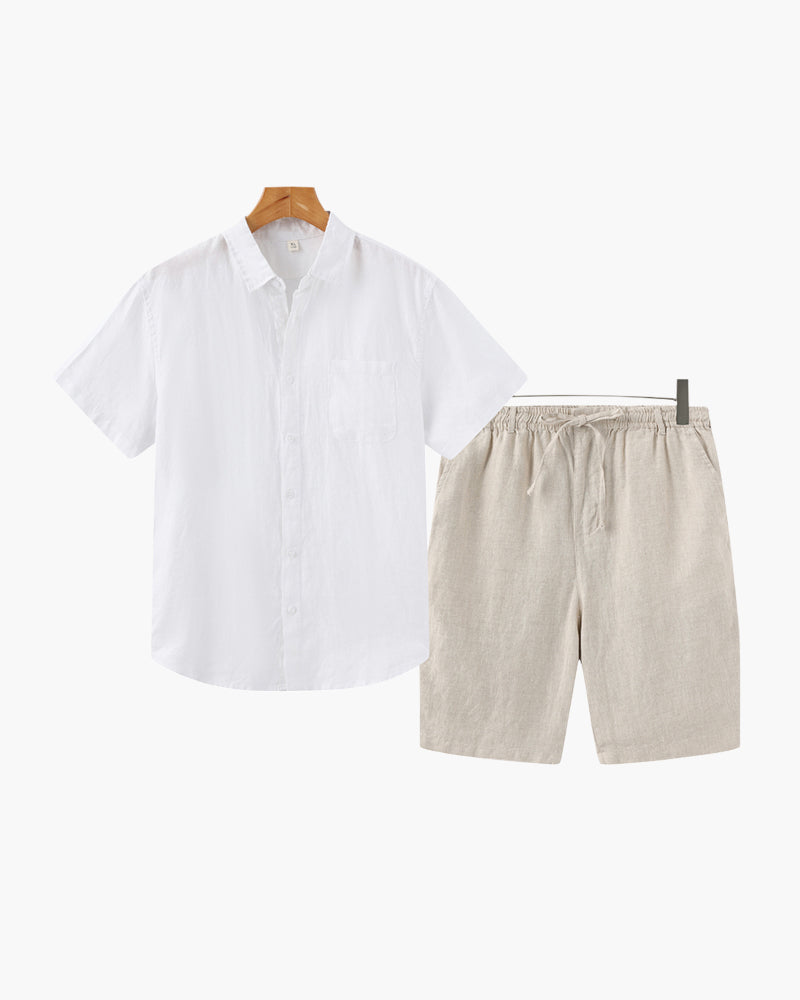 Conjunto de Lino (Pantalones Cortos)