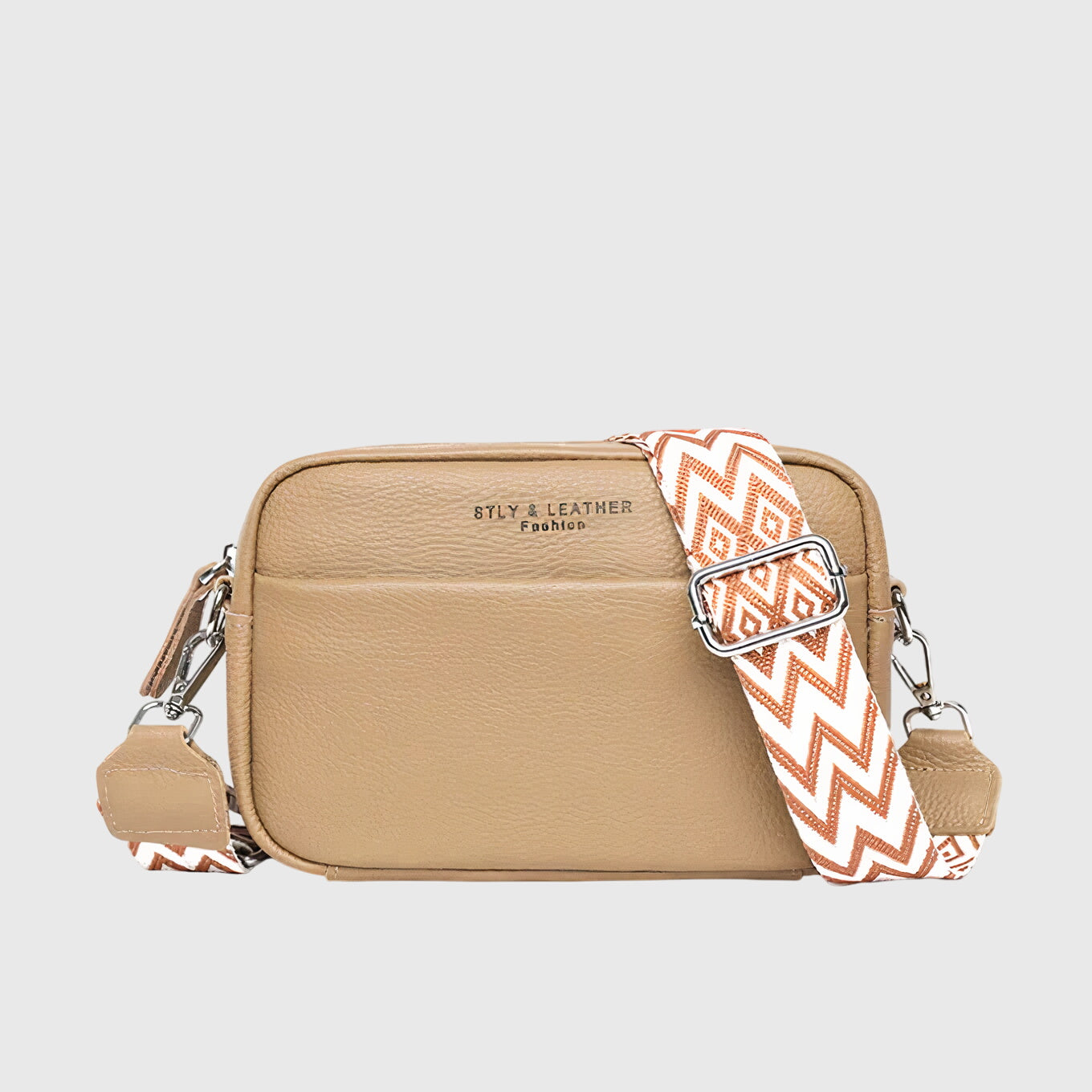 Bolso de Hombro de Cuero