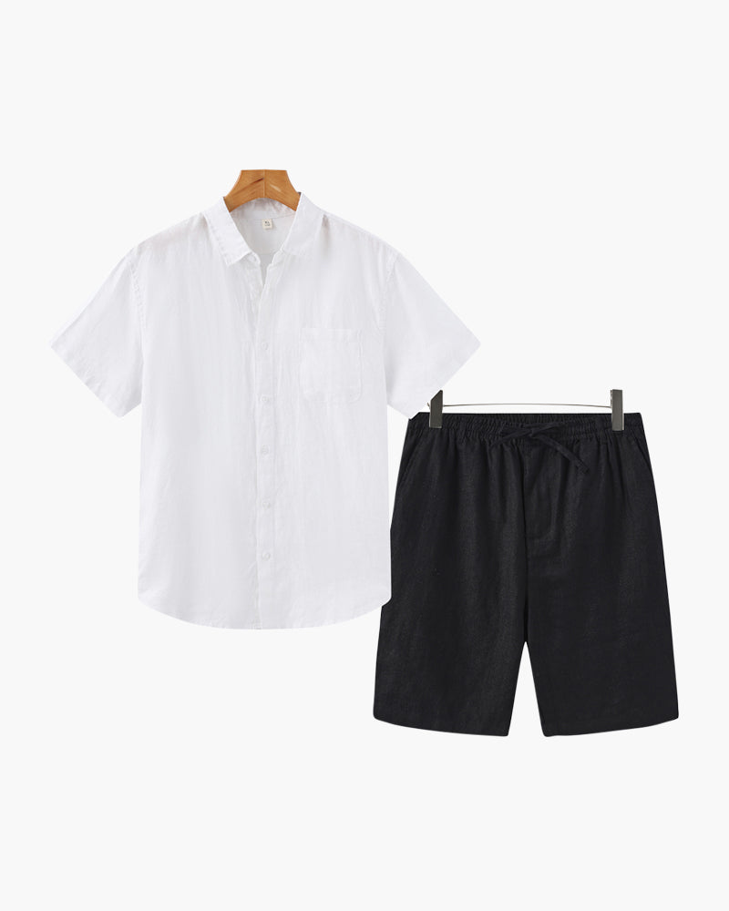 Conjunto de Lino (Pantalones Cortos)