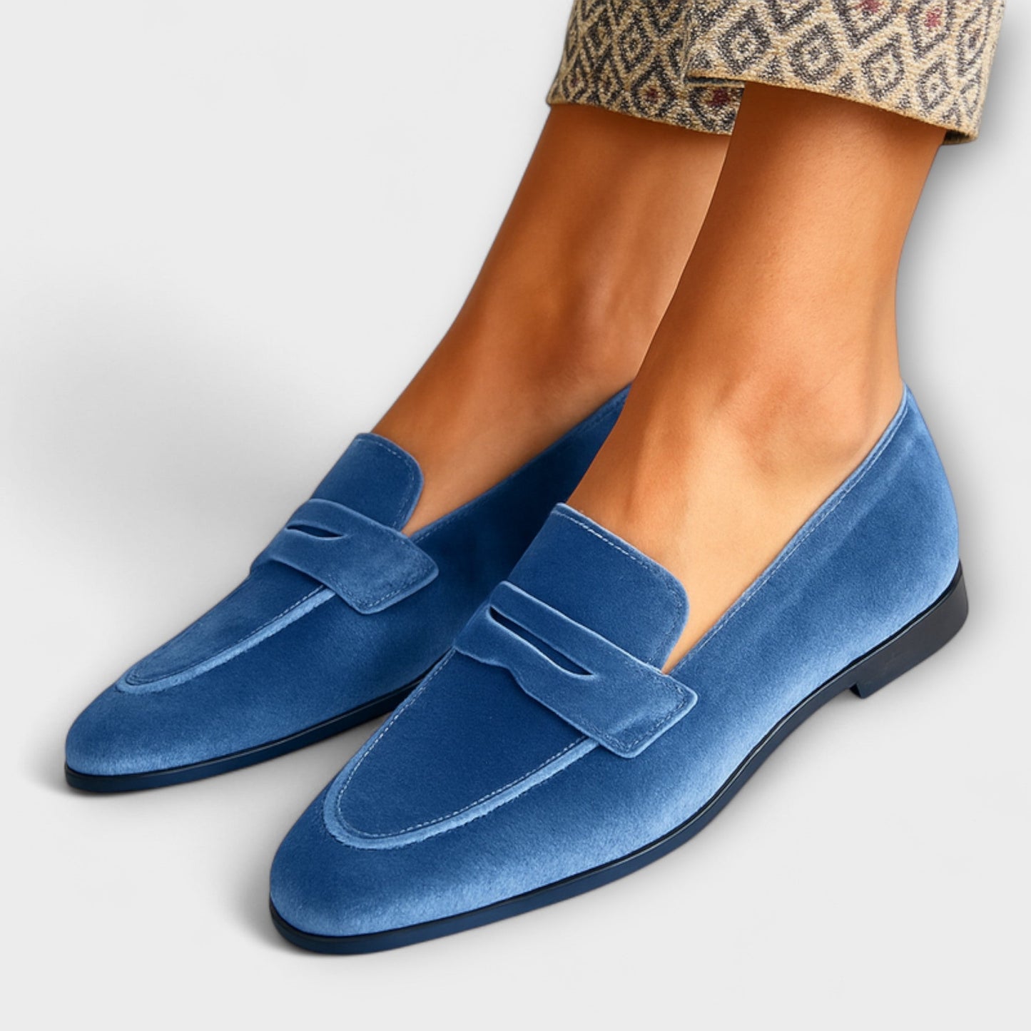 Mocasines de terciopelo suave