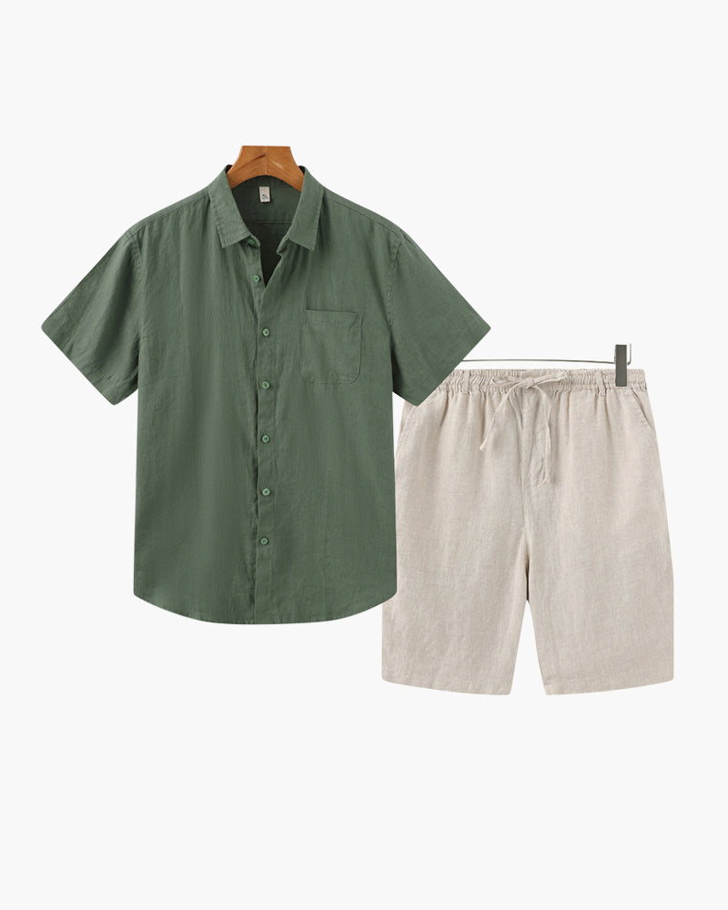 Conjunto de Lino (Pantalones Cortos)