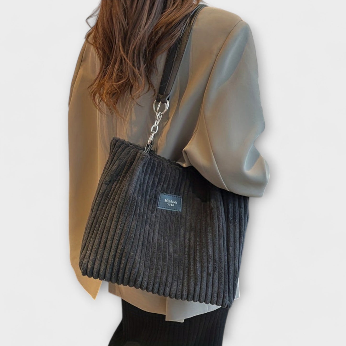 Bolso de Hombro de Cordón Suave