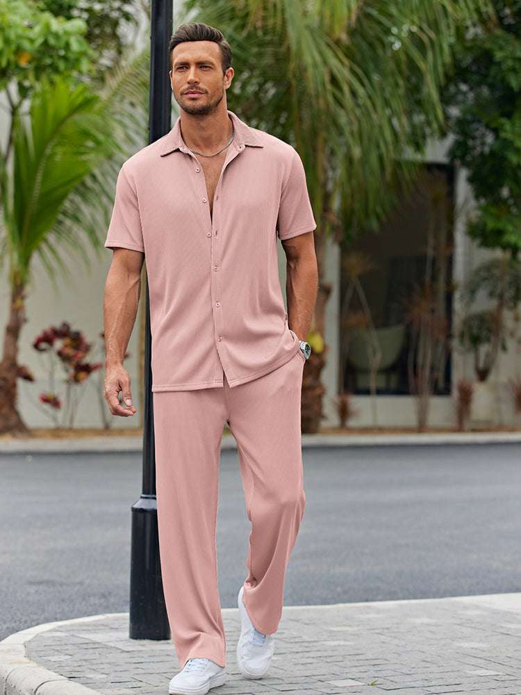 Conjunto de Camisa de Corte Suelto