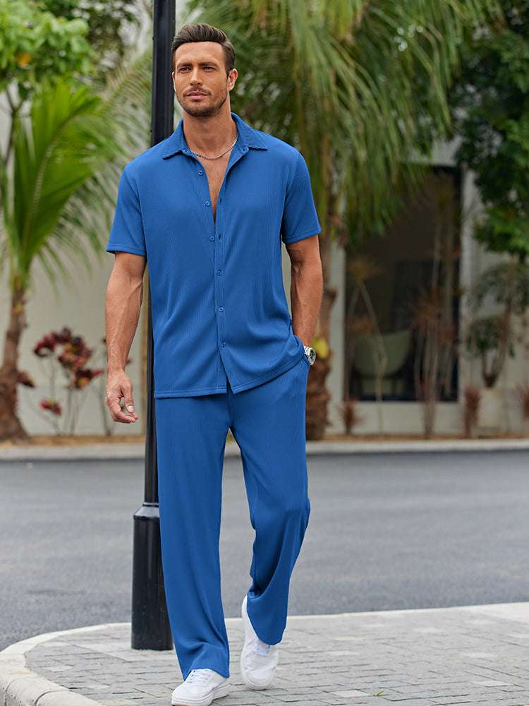 Conjunto de Camisa de Corte Suelto