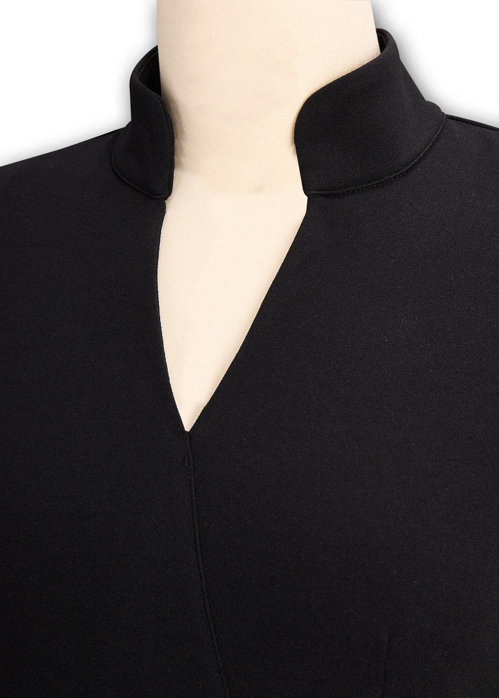 Noemí | Vestido negro refinado con cinturón