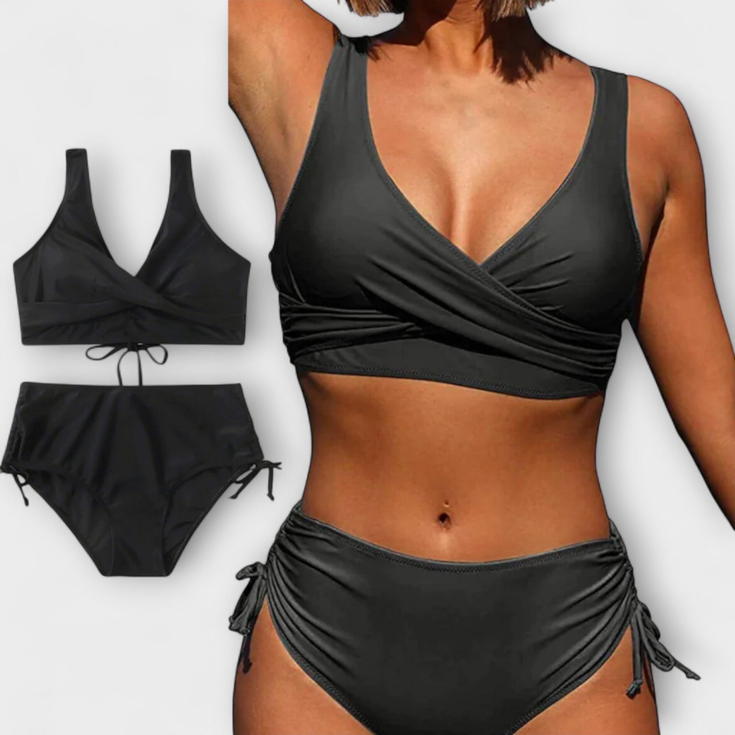 Conjunto de Bikini de 2 Piezas con Estilo