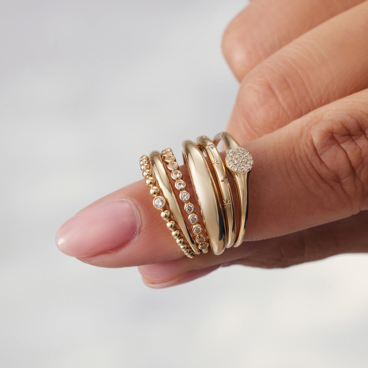 Anillo Midi de Oro de 18k