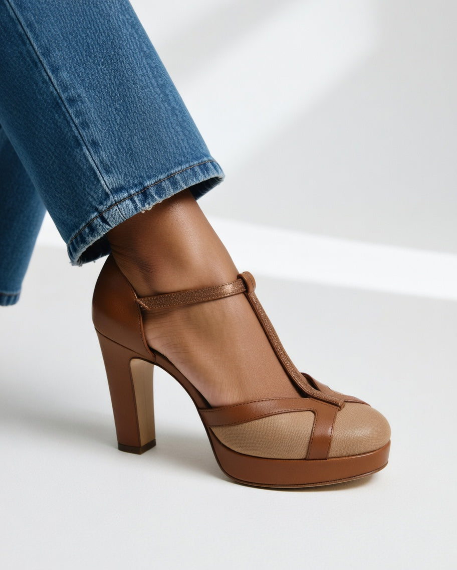 Maëlyne™ — Zapatos de tacón retro: elegancia y sujeción ergonómica