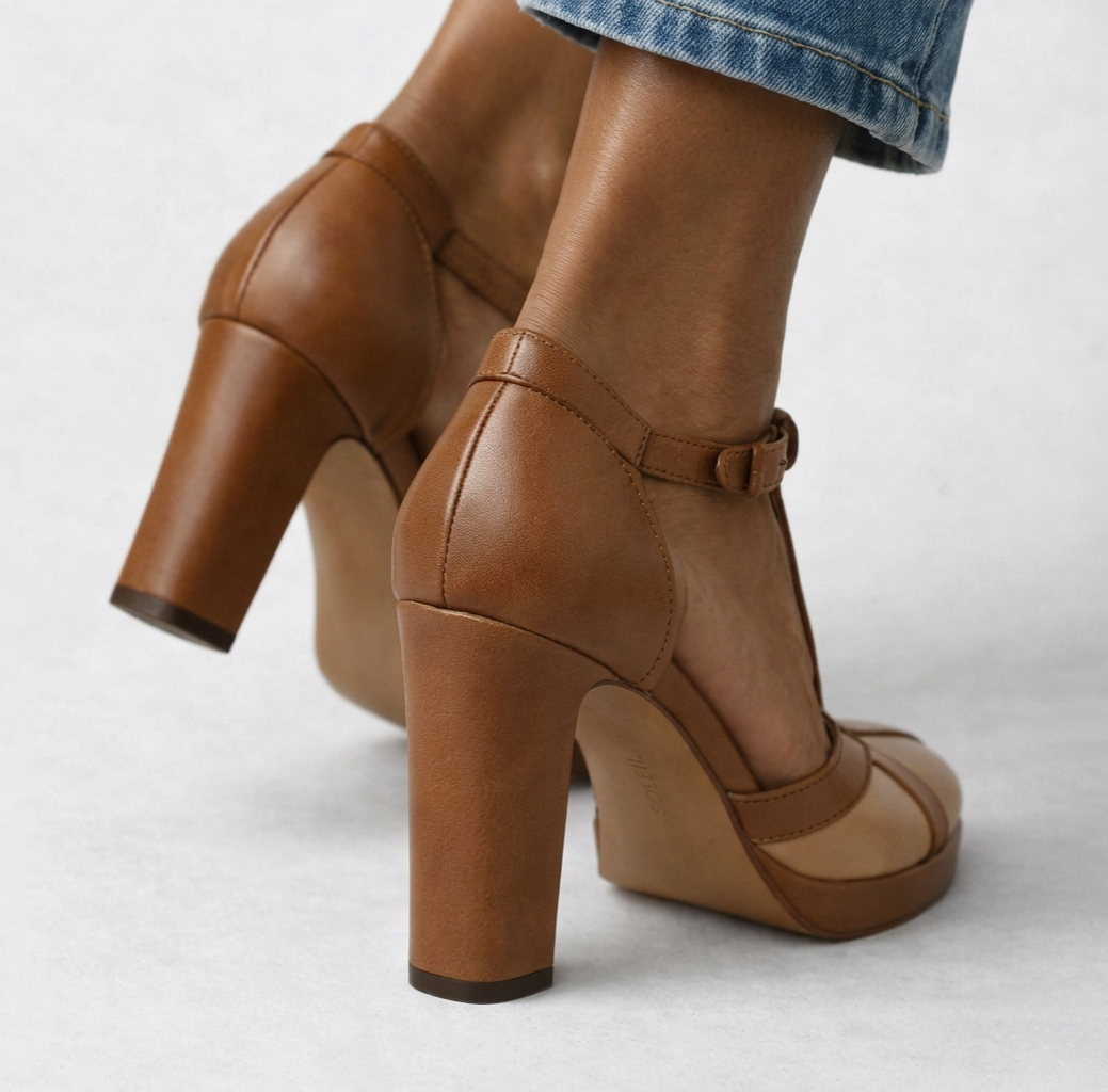 Maëlyne™ — Zapatos de tacón retro: elegancia y sujeción ergonómica