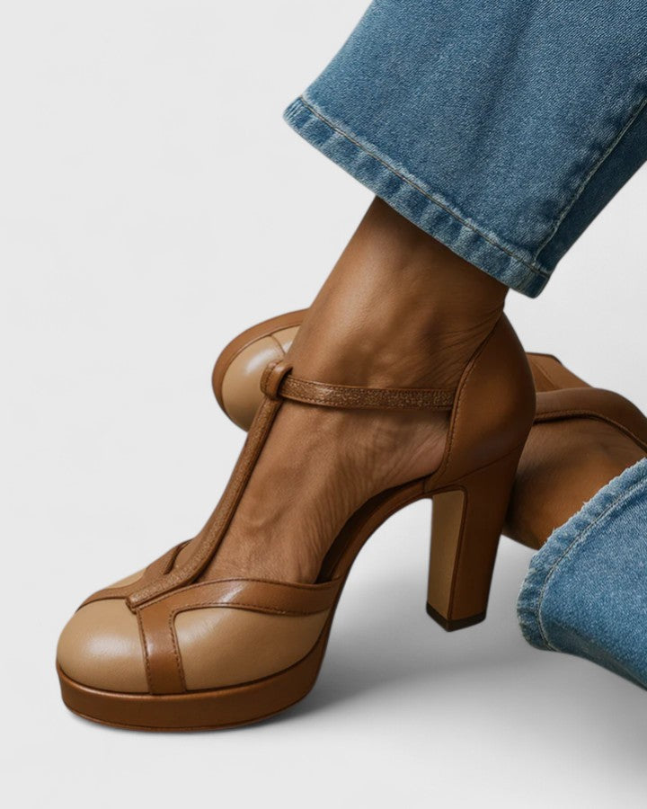 Maëlyne™ — Zapatos de tacón retro: elegancia y sujeción ergonómica