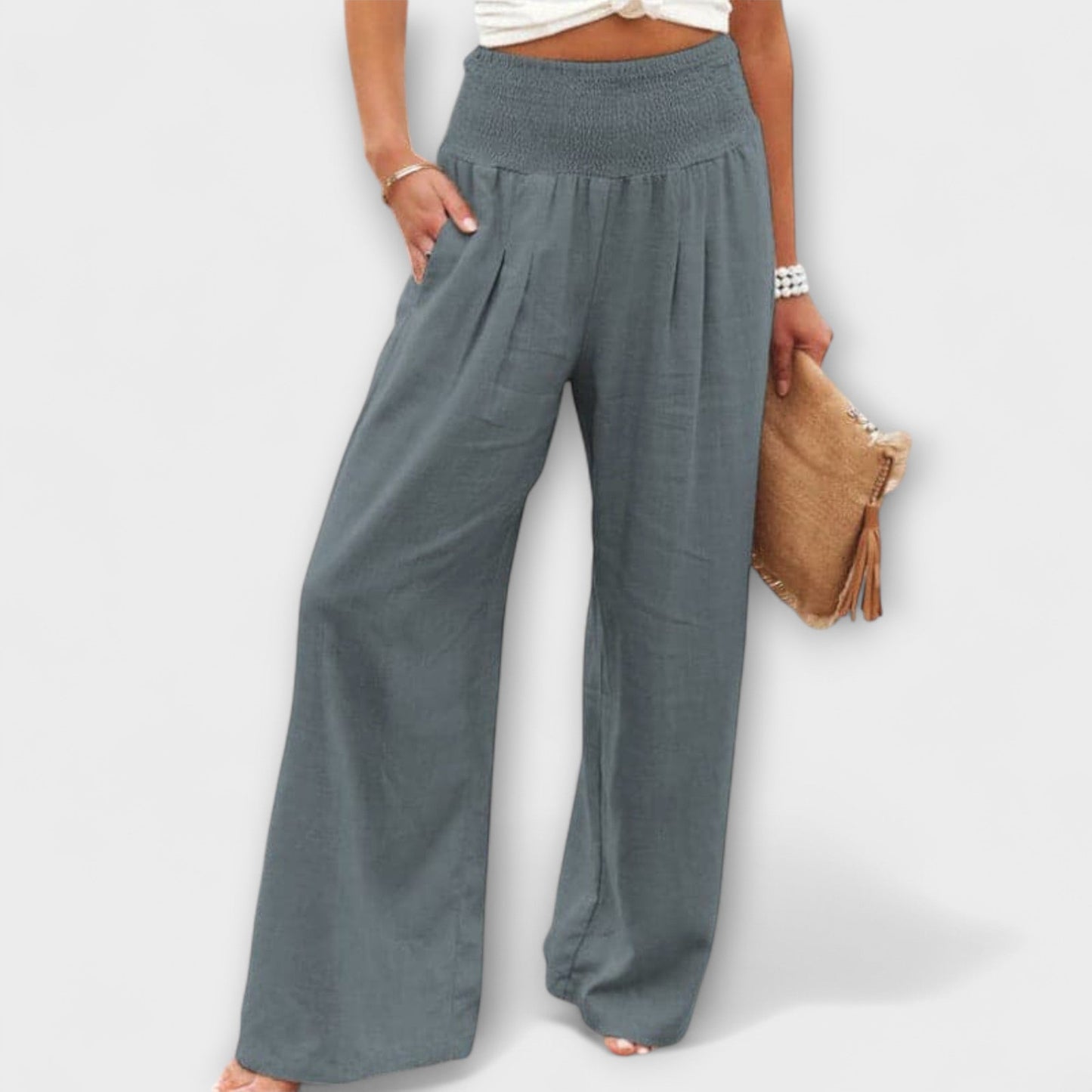 Pantalones Anchos Casual