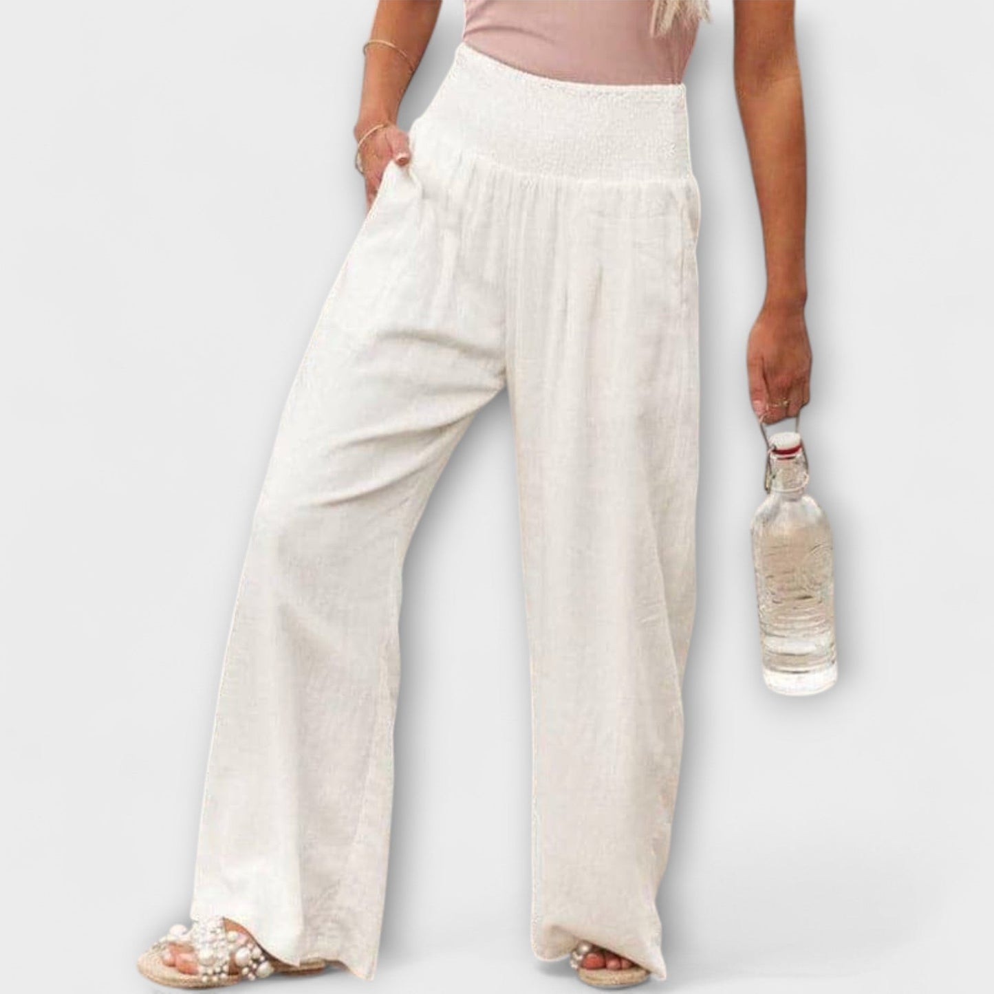 Pantalones Anchos Casual