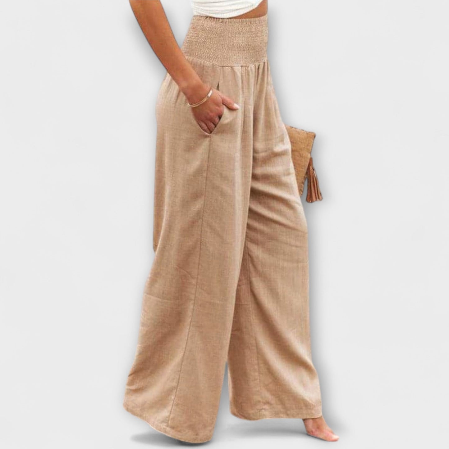 Pantalones Anchos Casual