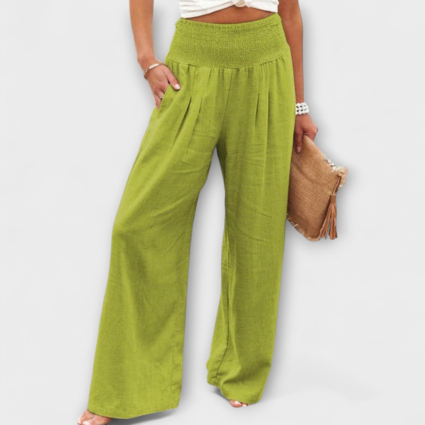 Pantalones Anchos Casual
