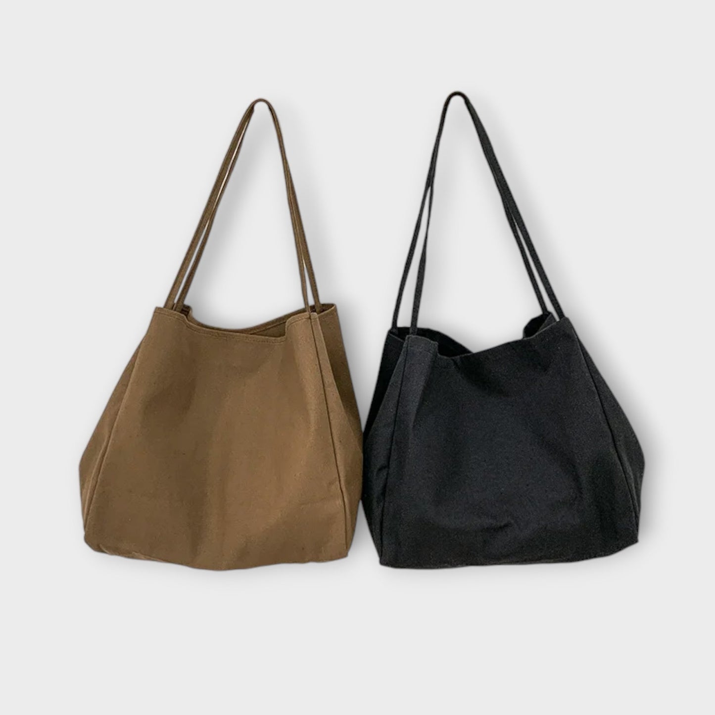 Olivia - Bolsa de Compras Grande de Lona de Alta Calidad