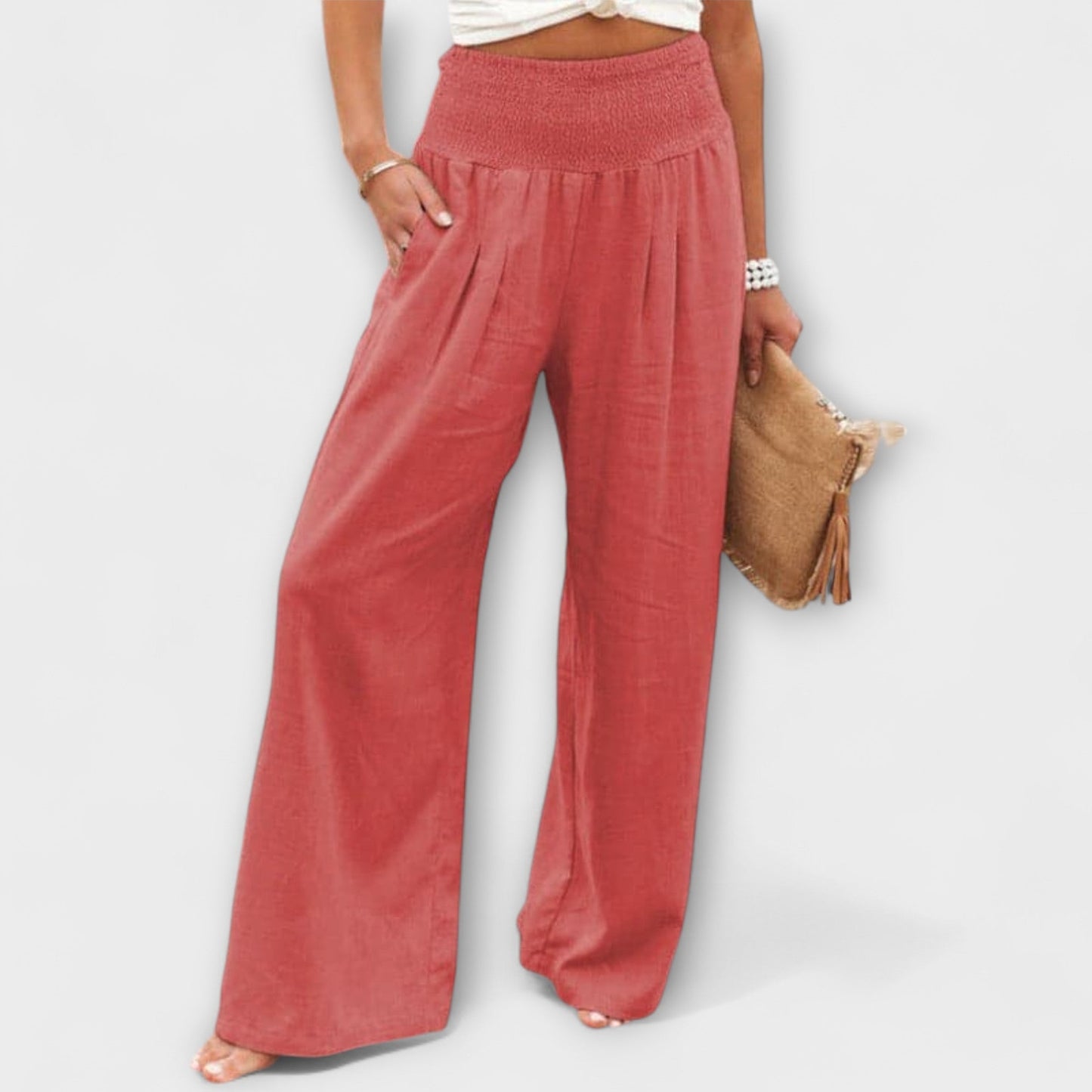 Pantalones Anchos Casual