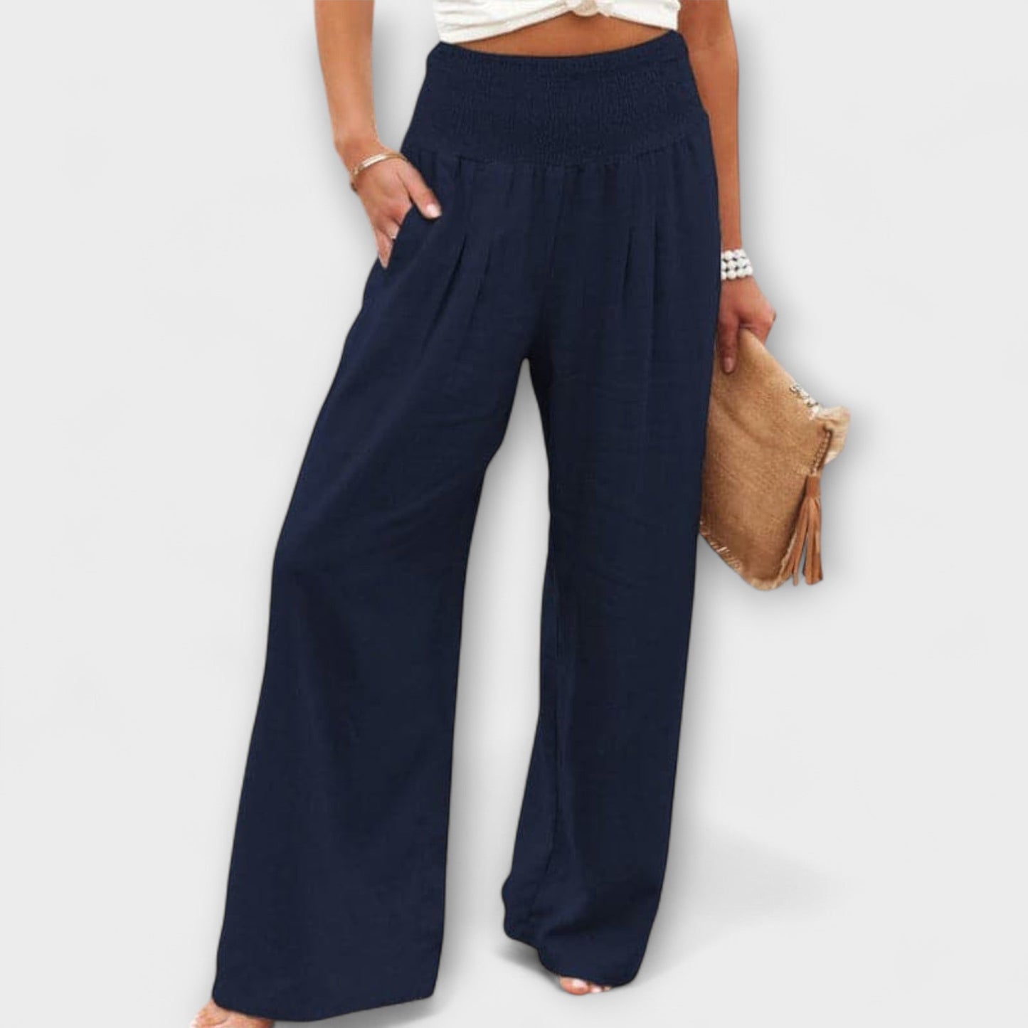 Pantalones Anchos Casual