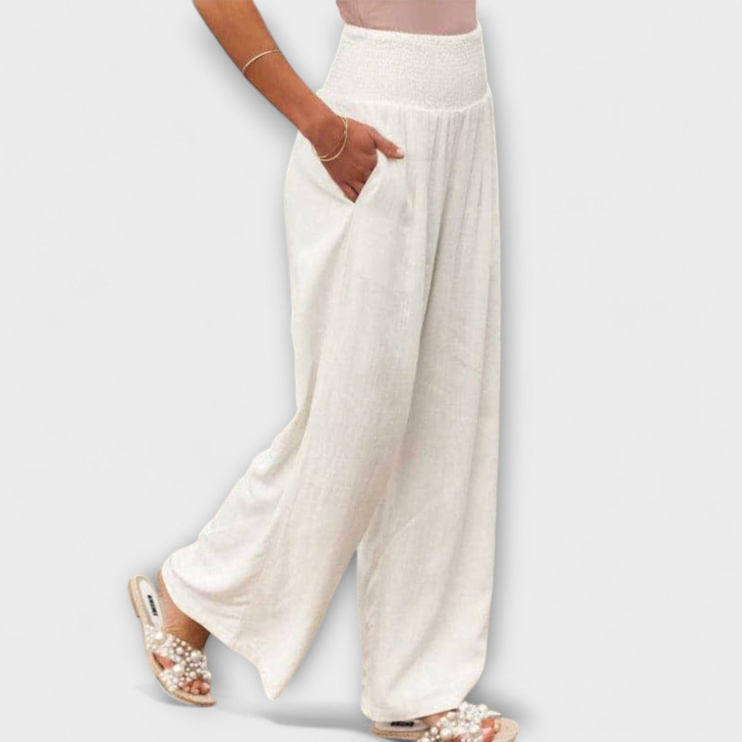 Pantalones Anchos Casual