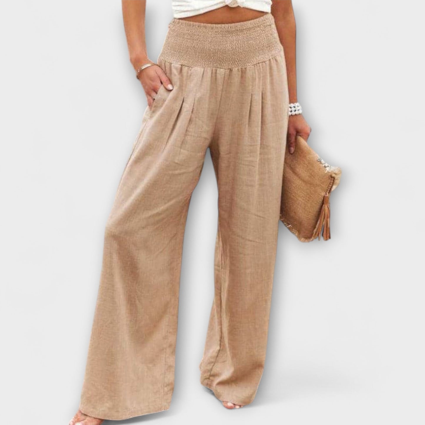 Pantalones Anchos Casual