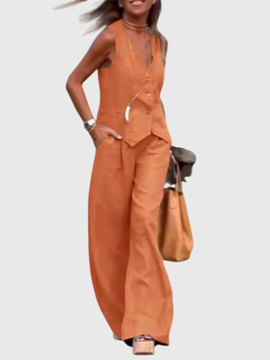 Conjunto Elegante de Dos Piezas
