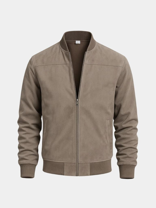 Darián™ | Chaqueta Bomber de Ante Premium