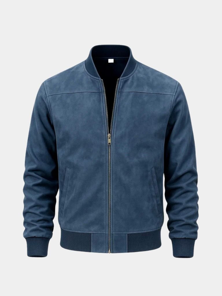 Darián™ | Chaqueta Bomber de Ante Premium
