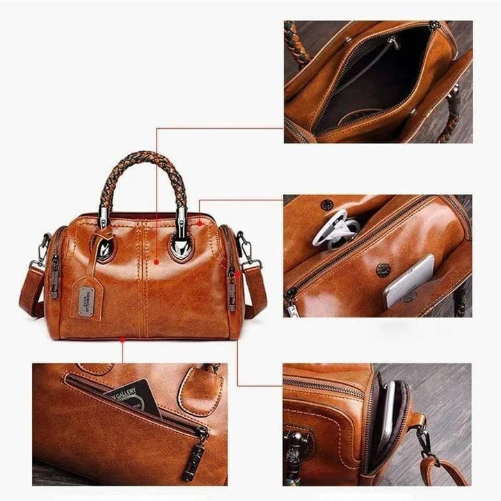 Bolso tote estilo retro