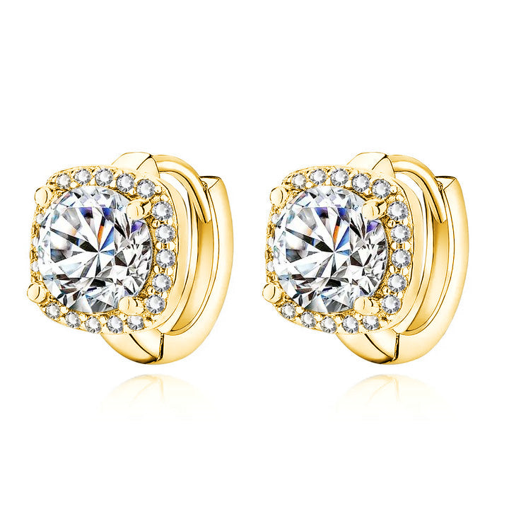 Pendientes de Diamante en Oro de 18k