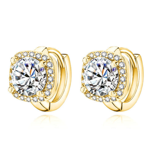 Pendientes de Diamante en Oro de 18k