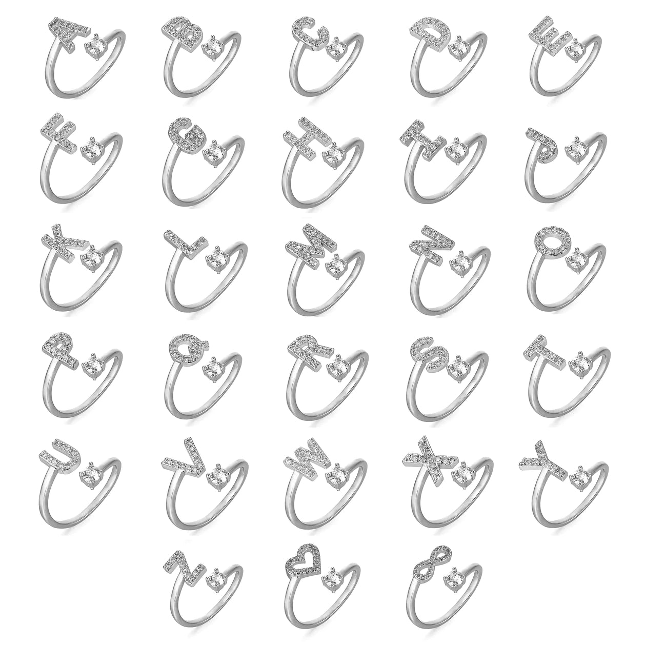 Anillo con Letra Personalizada
